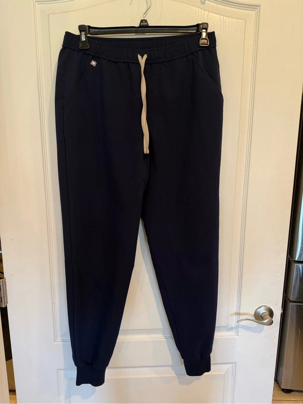 FIGS navy blue cuffed Tansen Jogger uniform medical Scrub Pants po 2724 large